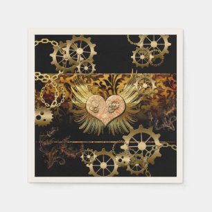 Serviettes En Papier Coeur vapeur