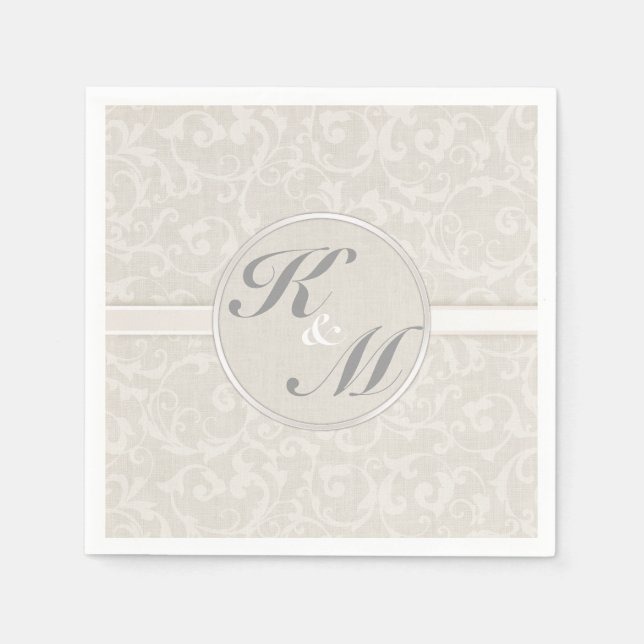Serviettes En Papier Collection de Mariages naturels SmartElegance (Devant)