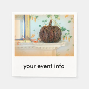 serviettes en papier colonial