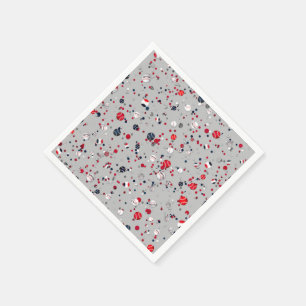 Serviettes En Papier Confetti de baseball, NAPKINS DE PARTI DE PAPIER g
