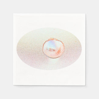 Serviettes En Papier coquille de coquille renverser plan
