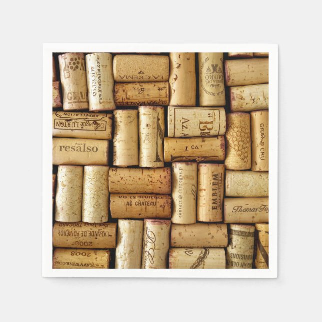Serviettes En Papier Cork napkin (Devant)