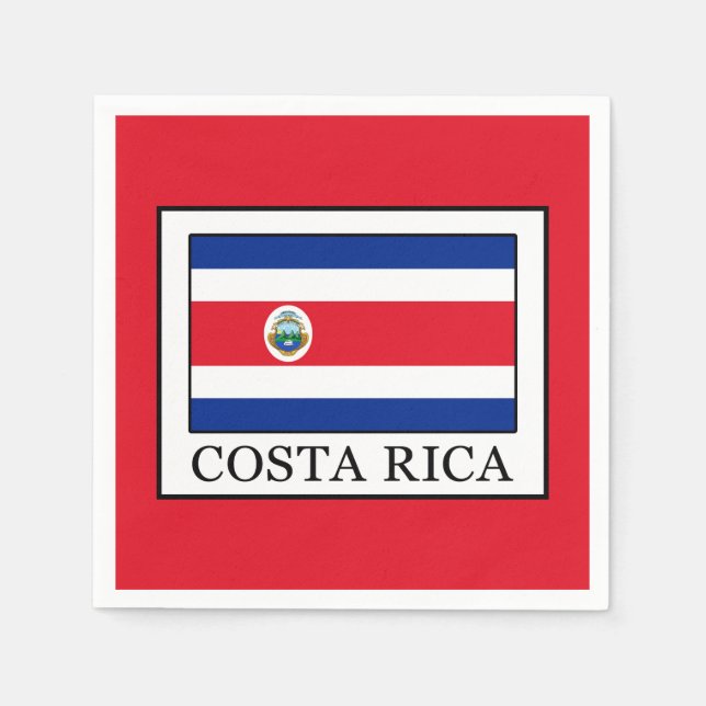 Serviettes En Papier Costa Rica (Devant)