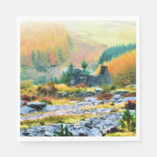 SERVIETTES EN PAPIER COTTAGES WALES