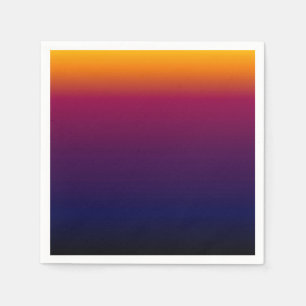 Serviettes En Papier Coucher du soleil tardif
