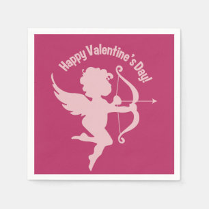 Serviettes en papier Cupid Valentine