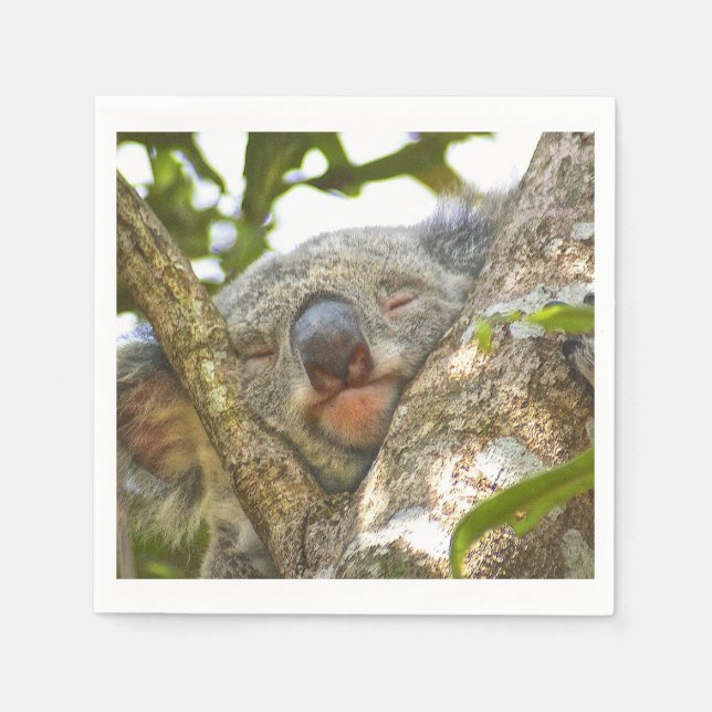 Serviettes En Papier Cute Koala Bear Napkins (Devant)