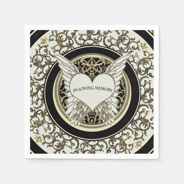 Serviettes En Papier Dans la mémoire aimante (Devant)