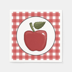 serviettes en papier de fruits à la pomme de campa