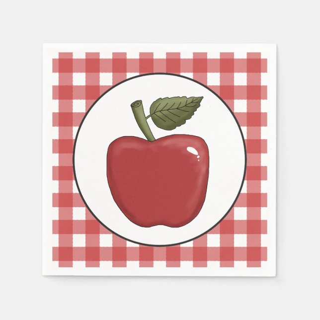 serviettes en papier de fruits à la pomme de campa (Devant)