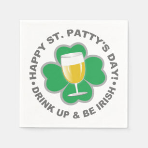 Serviettes en papier de la Saint-Patrick