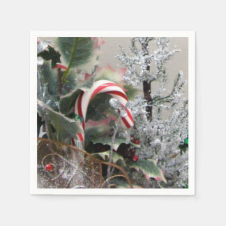 serviettes en papier de noël