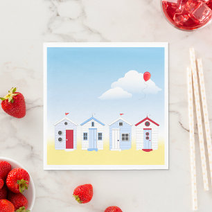 Serviettes en papier de plage