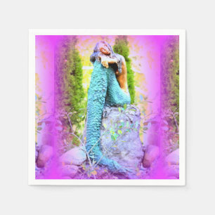 serviettes en papier de sirène rêvées