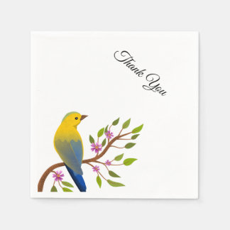 Serviettes en papier dégradé pastel étoile Merci