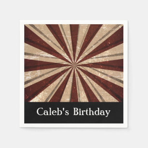 Serviettes En Papier Dîner de fête du Carnaval vintage Cocktails Napkin