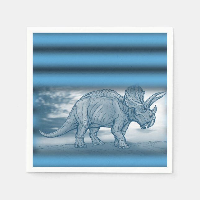 Serviettes en papier Dinosaur (Devant)