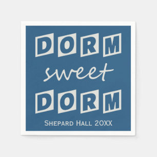 Serviettes En Papier "Dorm Sweet Dorm" coutume dortoir serviettes en pa
