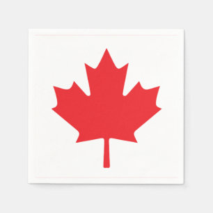 Serviettes En Papier Drapeau canadien