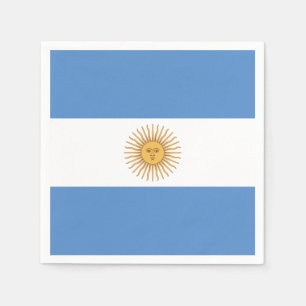 Serviettes En Papier Drapeau de l'Argentine