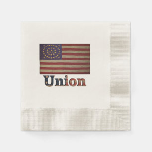 Serviettes En Papier Drapeau de l'Union de guerre civile ✨ antique hist