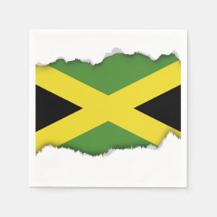 Serviettes En Papier Drapeau jamaïcain