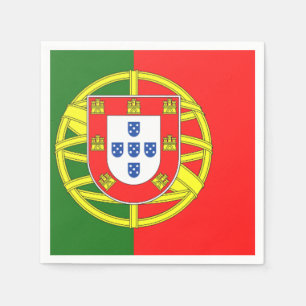 Serviettes En Papier Drapeau portugais