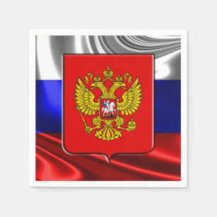 Serviettes En Papier Drapeau russe
