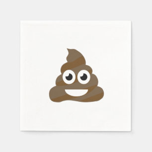 Serviettes En Papier Drôle mignon Poop Emoji