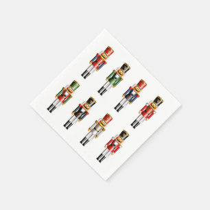 Serviettes En Papier Drôle Nutcrackers En Uniformes Hussar