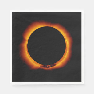 Serviettes En Papier Éclipse solaire quasi totale