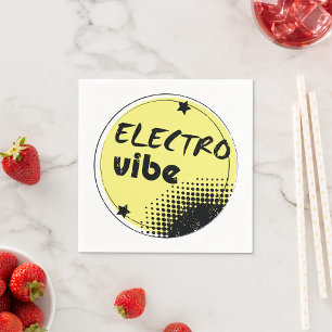 Serviettes en papier électro-vibe