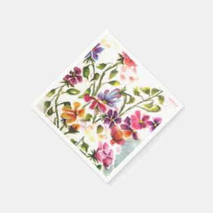 SERVIETTES EN PAPIER EMPREINTES DE PATTES PAPIER ANGEL NAPKINS