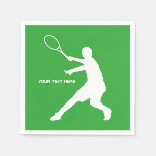 Serviettes En Papier Enfants personnalisés tennis anniversaire de fête 