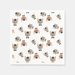 Serviettes En Papier Fantastique Chats I