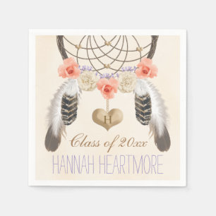 Serviettes En Papier Fête de remise des diplômes rêveuse décorée d