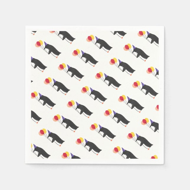 Serviettes En Papier Fête du Pingouin (Devant)