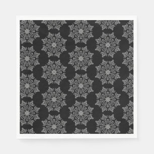 Serviettes en papier - Flammes de neige