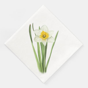 Serviettes En Papier Fleur de jonquille
