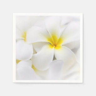 Serviettes En Papier Fleurs de la Plumeria Frangipani hawaïen Fleurs fl