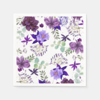 Fleurs violettes et violettes de prune Fête élégan