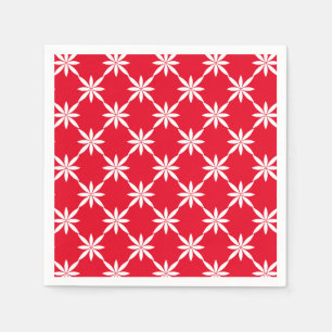 Serviettes en papier floral