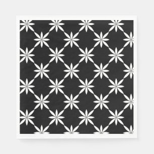 Serviettes en papier floral