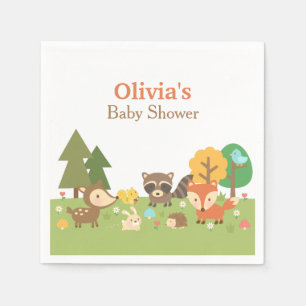 Serviettes En Papier Fournitures de fête pour Baby Shower sur le thème