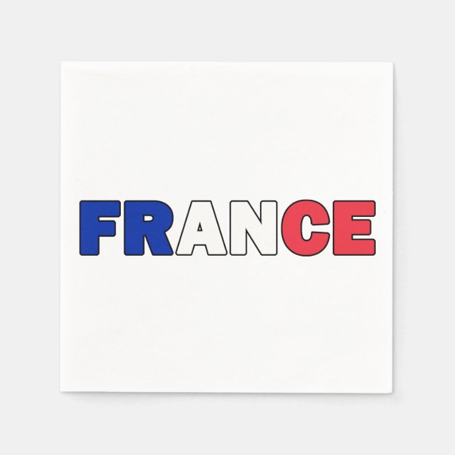 Serviettes En Papier France (Devant)