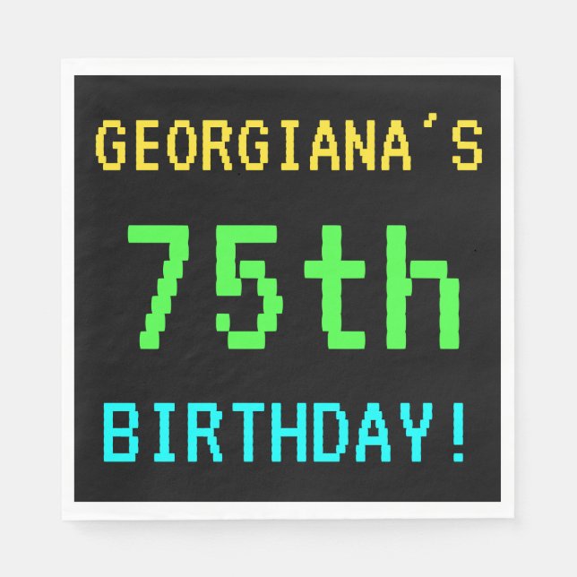 Serviettes En Papier Fun Vintage (Devant)