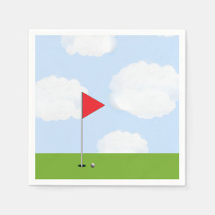 Serviettes En Papier Golf