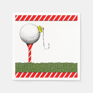 Serviettes En Papier Golf Noël