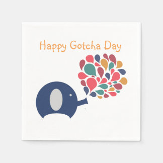 Serviettes En Papier Gotcha Day Party Napkin