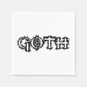 Serviettes En Papier Goth